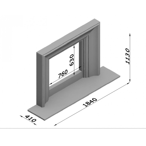 Каминная облицовка Glivi Люция_1 Каминная облицовка Glivi Люция_1