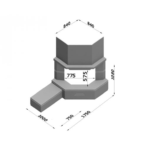 Каминная облицовка Glivi Некер_1 Каминная облицовка Glivi Некер_1