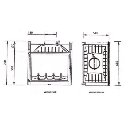 Каминная топка Fabrilor Deco 730 DO BR_1 Каминная топка Fabrilor Deco 730 DO BR_1