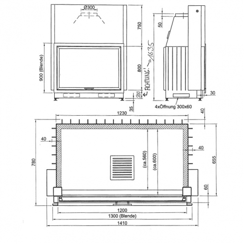 Каминная топка Spartherm Varia Eh 4S_1 Каминная топка Spartherm Varia Eh 4S_1