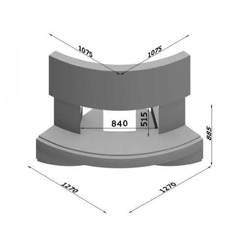 Каминная облицовка Glivi Дорис_1 Каминная облицовка Glivi Дорис_1
