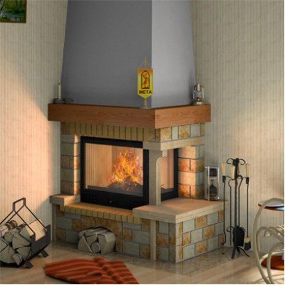 Каминный комплект Облицовка  Daniella Rosso (Madeira) + топка Ferlux C-19_0 Каминный комплект Облицовка  Daniella Rosso (Madeira) + топка Ferlux C-19_0