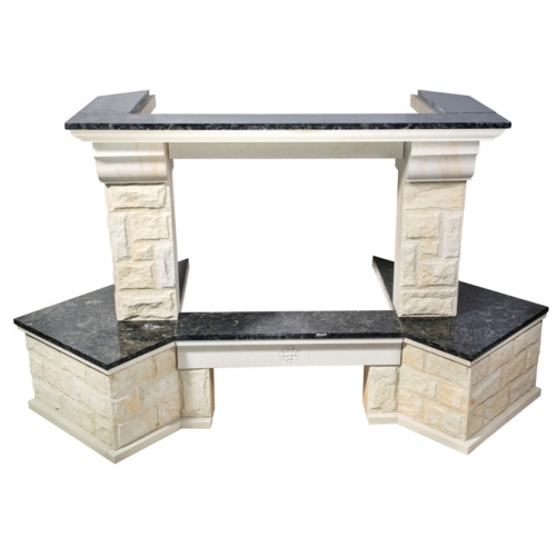 Каминная облицовка MadeIra Crocus Labradorite_4 Каминная облицовка MadeIra Crocus Labradorite_4