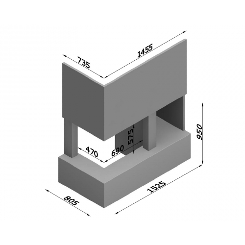 Каминная облицовка Glivi Сарагоса_1 Каминная облицовка Glivi Сарагоса_1