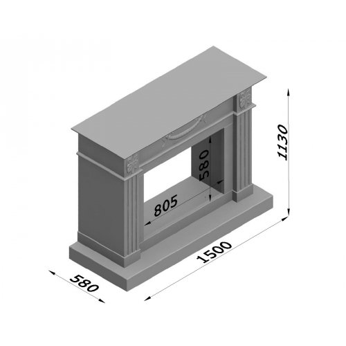 Каминная облицовка Glivi Лейпциг_1 Каминная облицовка Glivi Лейпциг_1