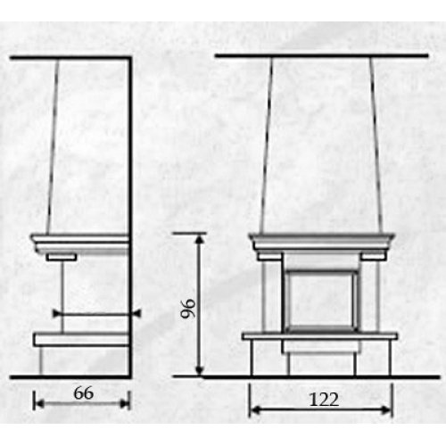 Каминная облицовка Andalusia Ravena_2 Каминная облицовка Andalusia Ravena_2