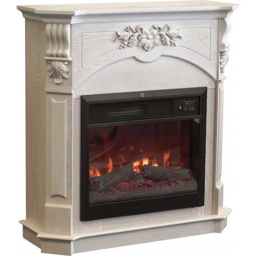 RealFlame Siciliy 23 WT очаг Optima 23 белый дуб фронтальный_0 RealFlame Siciliy 23 WT очаг Optima 23 белый дуб фронтальный_0