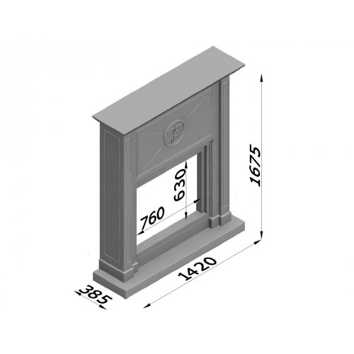 Каминная облицовка Glivi Любовь_1 Каминная облицовка Glivi Любовь_1