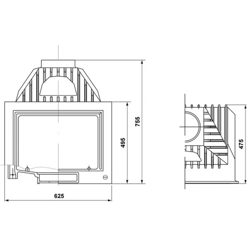 Каминная топка Tarnava Professional Comfort 18_1 Каминная топка Tarnava Professional Comfort 18_1