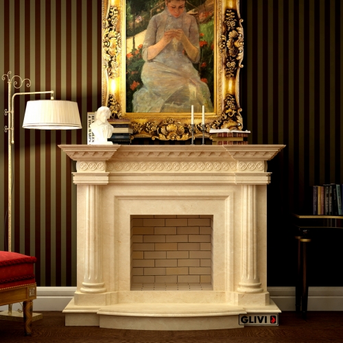 Каминная облицовка Glivi Белини_0 Каминная облицовка Glivi Белини_0