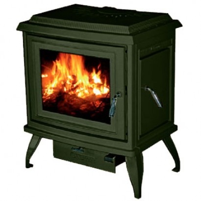Чугунная печь Charleston C2-02, зеленый, эмаль (Cashin)_0 Чугунная печь Charleston C2-02, зеленый, эмаль (Cashin)_0