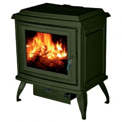 Чугунная печь Charleston C2-01, зеленый, эмаль (Cashin)_0 Чугунная печь Charleston C2-01, зеленый, эмаль (Cashin)_0