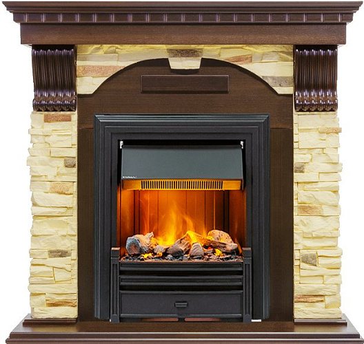Dimplex Dublin очаг Brookline Black дуб/сланец белый_1