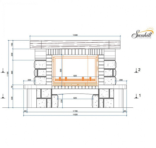 Камин Sunhill vizla_3 Камин Sunhill vizla_3