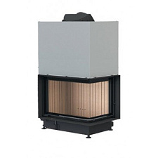 Brunner eck-kamin 45/67/44 right lifting, теплонакопительный модуль mas (комплект 440), монтажная рама 50мм, нерж. сталь Brunner eck-kamin 45/67/44 right lifting, теплонакопительный модуль mas (комплект 440), монтажная рама 50мм, нерж. сталь