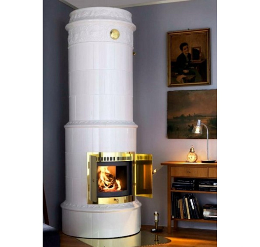 Кругая изразцовая теплонакопительная печь allmoge 524_3 Кругая изразцовая теплонакопительная печь allmoge 524_3