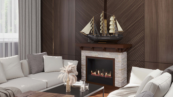 Firezo Chalet Темный дуб, Сланец_2 Firezo Chalet Темный дуб, Сланец_2