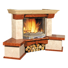 Каминная облицовка Bella Italia Bergamo (Бергамо) Угловая NS Каминная облицовка Bella Italia Bergamo (Бергамо) Угловая NS