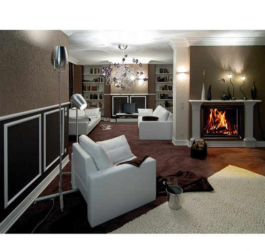 Brunner stil-kamin 75/90 lifting, чугунный дымосборник 45?, монтажная рама 50мм, нерж. сталь_3 Brunner stil-kamin 75/90 lifting, чугунный дымосборник 45?, монтажная рама 50мм, нерж. сталь_3