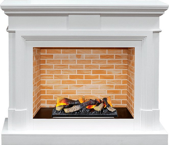 Dimplex Coventry очаг Cassette 400 LNH-INT (с дровами) белый/кирпич_0 Dimplex Coventry очаг Cassette 400 LNH-INT (с дровами) белый/кирпич_0