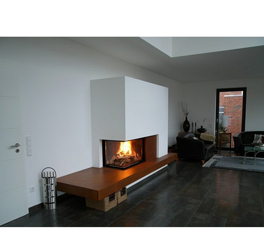 Brunner eck-kamin 57/67/44 left lifting, теплонакопительный модуль mas (комплект 440), монтажная рама 50мм, нерж. сталь_1 Brunner eck-kamin 57/67/44 left lifting, теплонакопительный модуль mas (комплект 440), монтажная рама 50мм, нерж. сталь_1