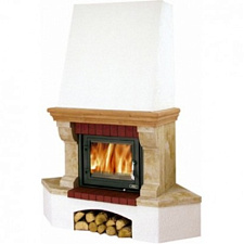 Камин Glasgow Klasik угловой деревянная балка Камин Glasgow Klasik угловой деревянная балка