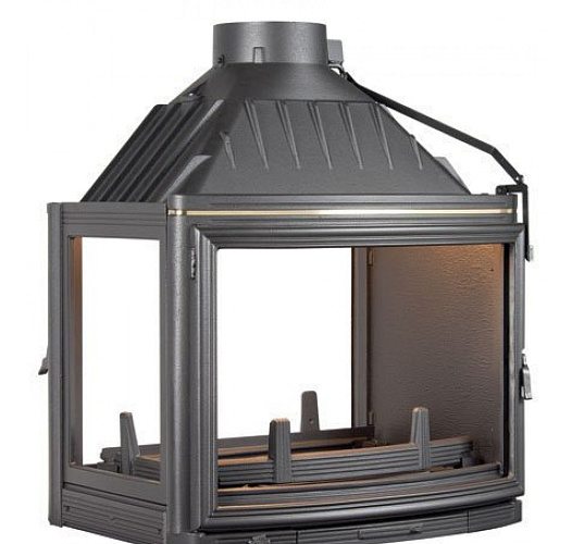 Топка Seguin prestige panoramic 3 стекла (1 окно слева),1 прямой фасад+1 изогнутый, с двумя дверями, открывающимися в сторону_2 Топка Seguin prestige panoramic 3 стекла (1 окно слева),1 прямой фасад+1 изогнутый, с двумя дверями, открывающимися в сторону_2