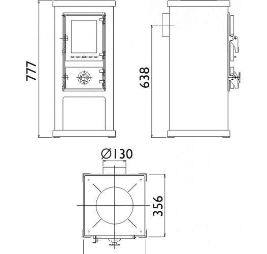 Печь-камин Lappi_1 Печь-камин Lappi_1
