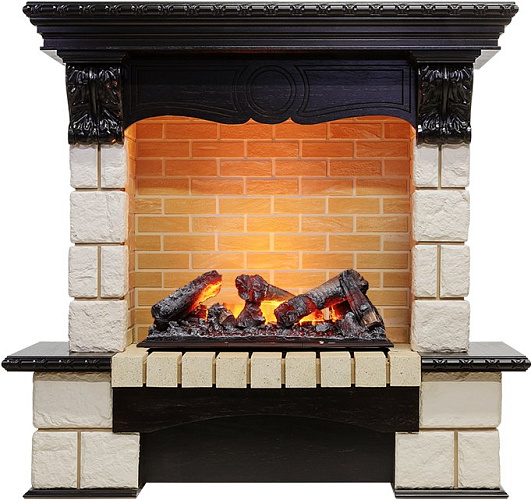 Dimplex Pierre Luxe очаг Cassette 600 NH слоновая кость/шампань угловой_5 Dimplex Pierre Luxe очаг Cassette 600 NH слоновая кость/шампань угловой_5