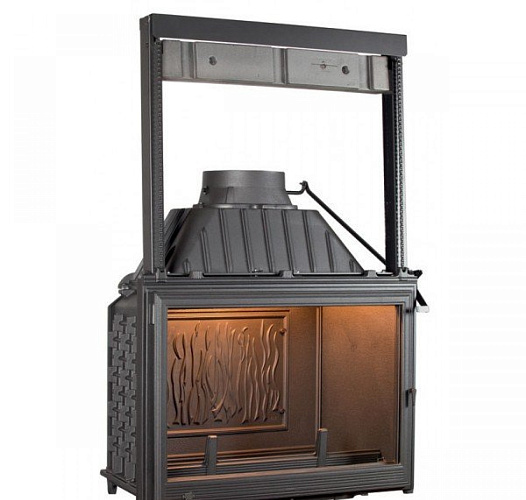 Топка Seguin confort super 9 с открытием двери в сторону и вверх, с дефлектором_4 Топка Seguin confort super 9 с открытием двери в сторону и вверх, с дефлектором_4