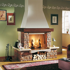 Облицовка Valgardena, пристенная (Palazzetti) Облицовка Valgardena, пристенная (Palazzetti)