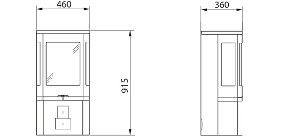 Камины из металла Contura 850_4 Камины из металла Contura 850_4