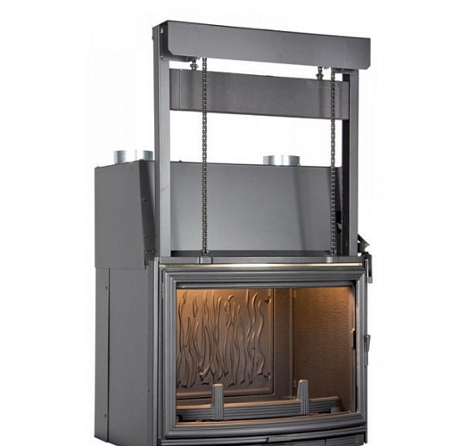 Топка Seguin prestige panoramic – 2 стекла - оба фасада изогнутые, с двумя дверями, откр. в сторону_4 Топка Seguin prestige panoramic – 2 стекла - оба фасада изогнутые, с двумя дверями, откр. в сторону_4