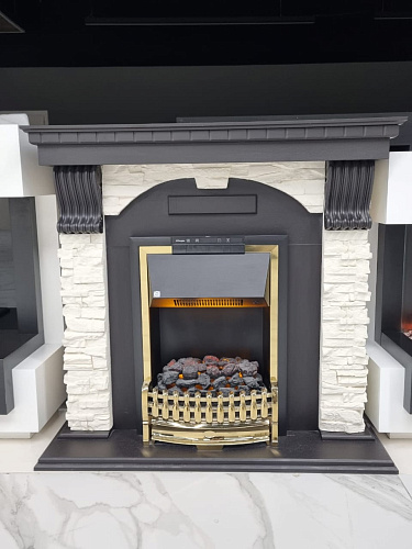 Биокамин Dimplex Luxemburg очаг Atherton сланец/темный дуб (каменный) (выставочный образец)_0 Биокамин Dimplex Luxemburg очаг Atherton сланец/темный дуб (каменный) (выставочный образец)_0